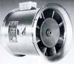 Vane axial fan ventilator