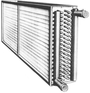 Industrial process heating cooling coils heat-exchangers.